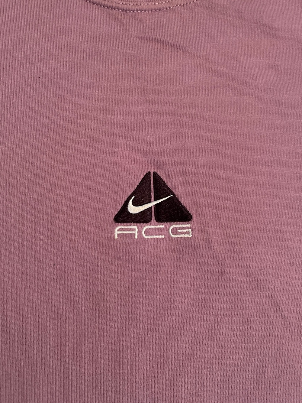 Nike ACG Lungs Mauve/Purple Logo Tee - Picture 1 of 7